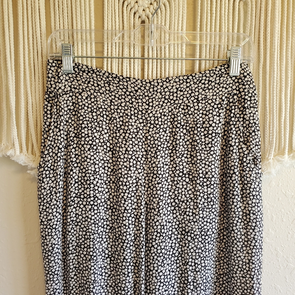 BILLABONG Floral Printed Wide Leg Pull On Pants L - Picture 6 of 9